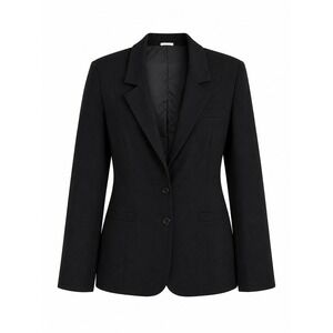 Vintage Sears Black Blazer Size 18 Oversized Power Suit Menswear Tailored Jacket